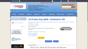 Thomason BBS - S-A Power Key QAM + Modulator ASI