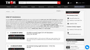 Thor Broadcast - HDMI to RF Modulator
