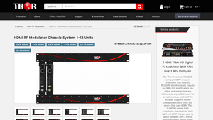 Thor Broadcast - HDMI RF Modulator Chassis System