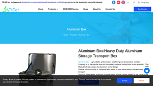 Ticar Metal - Heavy Duty Aluminum Storage Transport Box