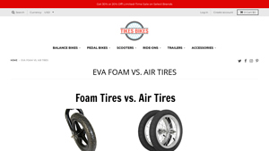 Tikes Bikes - EVA Foam and Air Tires