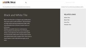 Tileshop - Black and White Elegance