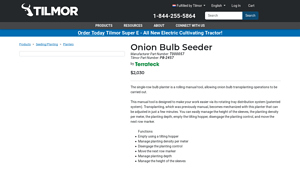 Tilmor - Onion Bulb Seeder