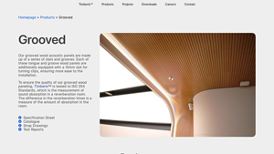 Timberix - Grooved Wood Acoustic Panels