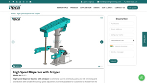 Tipco Engineering - High-Speed Disperser HS-0.5
