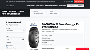 Good Sam - GOODYEAR ENDURANCE RSA ULT