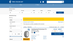 Tires-Online.net - 185 45 R15 Tires