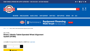 Rotary - Mobile Tablet-Operated Wheel Alignment System