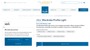 TLW Global - Wardrobe Profile Light