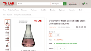 TN Lab - Erlenmeyer Flask 100ml