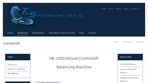 ProBal - Dynamic Balancing PB-L500 Deluxe Crankshaft Balancing Machine