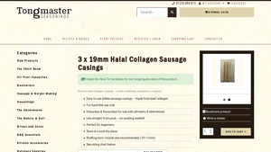 Tongmaster - 19mm Halal Collagen Sausage Casings
