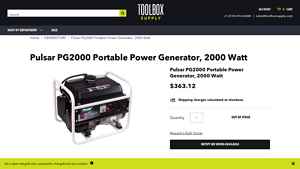 Pulsar - PG2000 Portable Power Generator