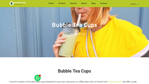 TopCup Factory - Custom Printed Bubble Tea Cups