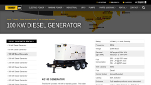 Toromont Power Systems - XQ100 Generator