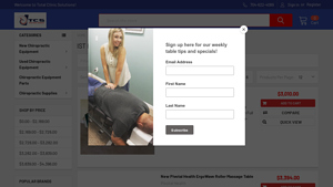 Williams Healthcare - SPINALIGN Roller Table
