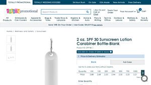 Totally Promotional - 2 oz. SPF 30 Sunscreen Lotion