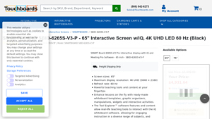 Touchboards - SMARTBOARD SBID 6265S V3-P