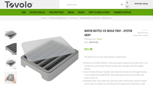 Tovolo - Water Bottle Ice Mold Tray