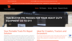 Tracbuster - Heavy Duty Hydraulic Pin Press