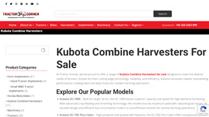 Kubota - CCH70G Corn Harvester