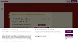 Hesston - 80-66 DT High-Clearance