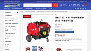 Ibex - TX31 Mini Round Baler