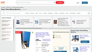 TradeIndia - Paper Plate Making Machines