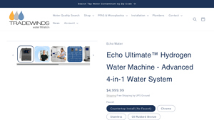 Tradewinds - Echo Ultimate™ Hydrogen Water Machine