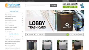 Trash Cans Warehouse - Lobby Trash Cans