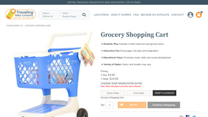 Traveling Baby - Grocery Shopping Cart