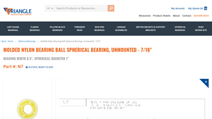 Triangle Oshkosh - Spherical Plain Bearing N7
