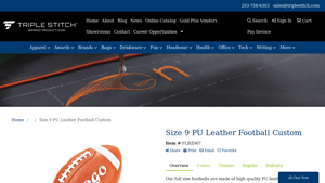 Triple Stitch - Customizable Football
