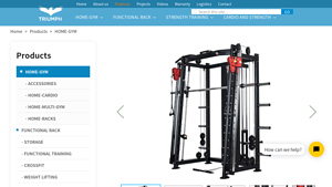 Triumph Fitness - Smith Machine Cable Crossover Combo