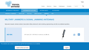 Trival Antennas - Military Jammers & Signal Jamming Antennas