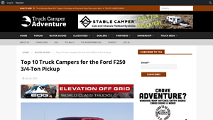 Lance - 825 Truck Camper