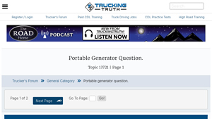 Trucking Truth - Portable Generators & Inverters