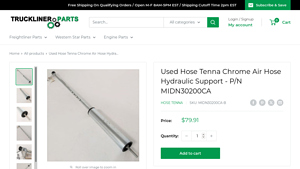 Tenna - Used Chrome Air Hose Support