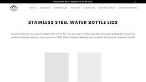 Tru Flask - Stainless Steel Water Bottle Lid Replacement