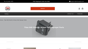 Titan - Electric Airless Paint Sprayer Parts