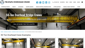 TS Overhead Crane - 50-Ton Double Girder Bridge Crane