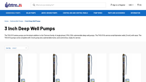 Tuhorse - TH3-010 Submersible Deep Well Pump