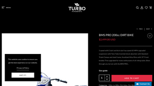 Turbo Power Sports - BMS PRO 200cc Dirt Bike