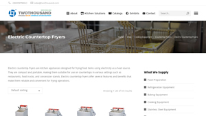TwoThousand - Electric Countertop Fryers