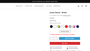 uLace - Classic Brown No-Tie Sneaker Laces