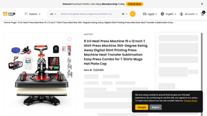 Ubuy - 5 in 1 Heat Press Machine