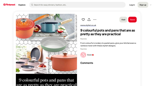 Pinterest - Colourful Kitchenware
