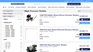 Ultimate Washer - 3200 PSI Kohler Diesel Driven Pressure Washer
