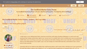 Umgf - Catalpa Guitar Project