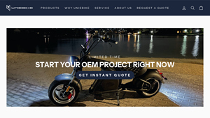 Uniebike - M8 2000W Fat Tire Scooter Chopper